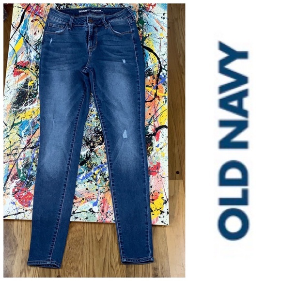 Old Navy Rockstar High Rise distressed jeans. - Picture 1 of 11